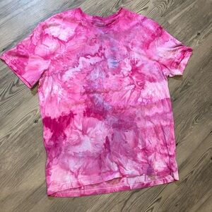 Pink Tie-Dye Shirt